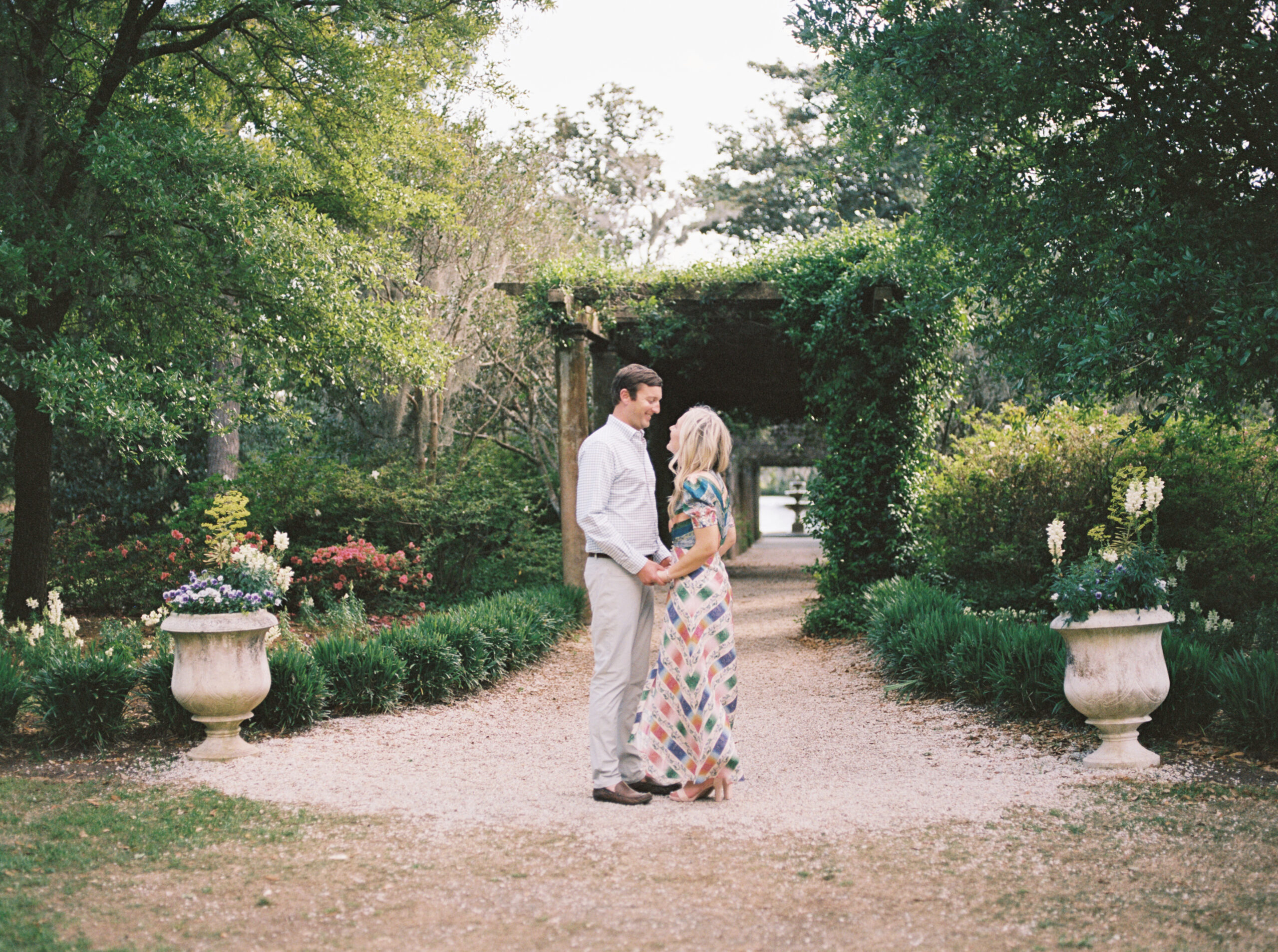 Airlie Gardens Wilmington NC film wedding photographer