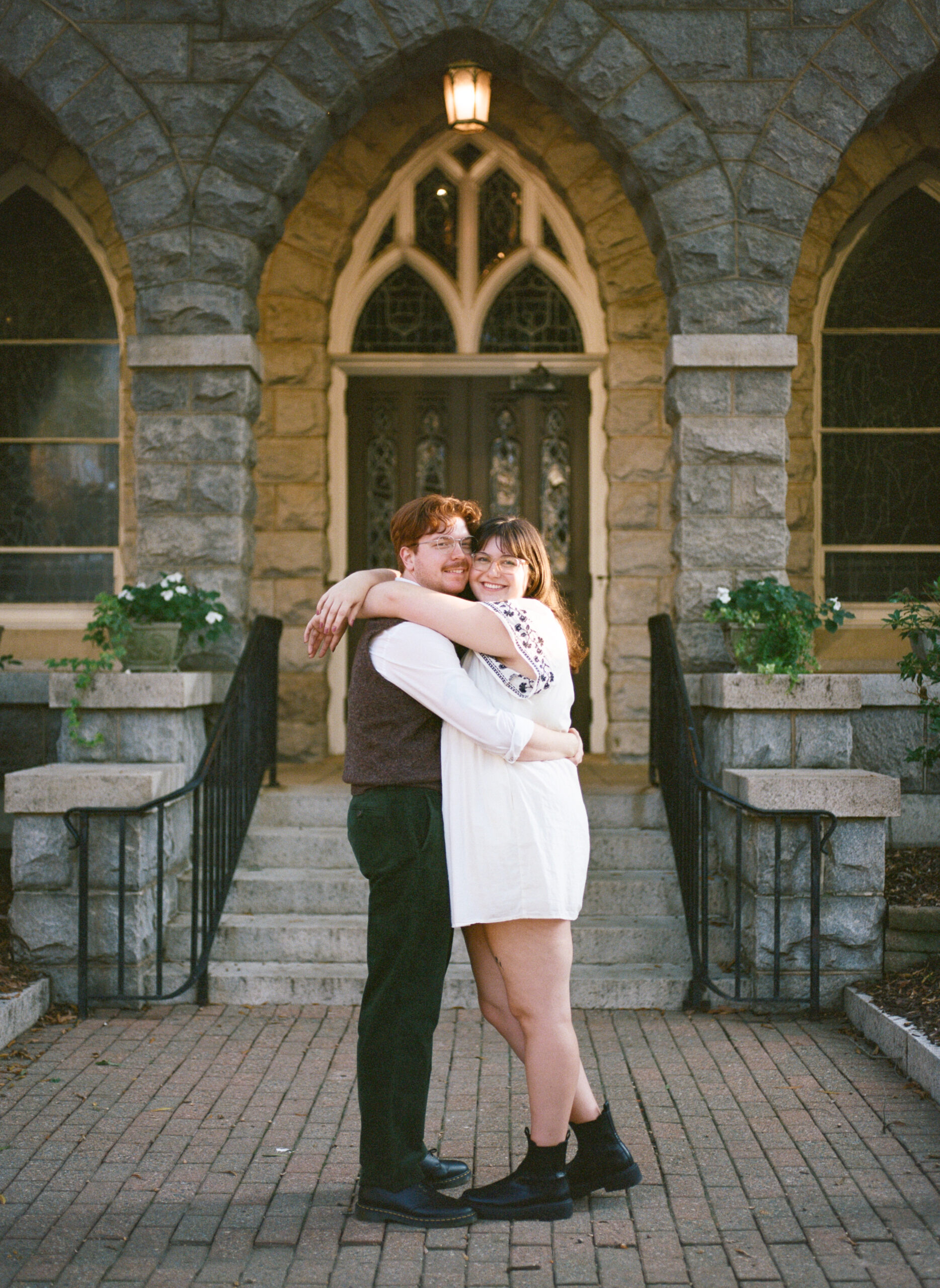 downtown raleigh engagement photographer