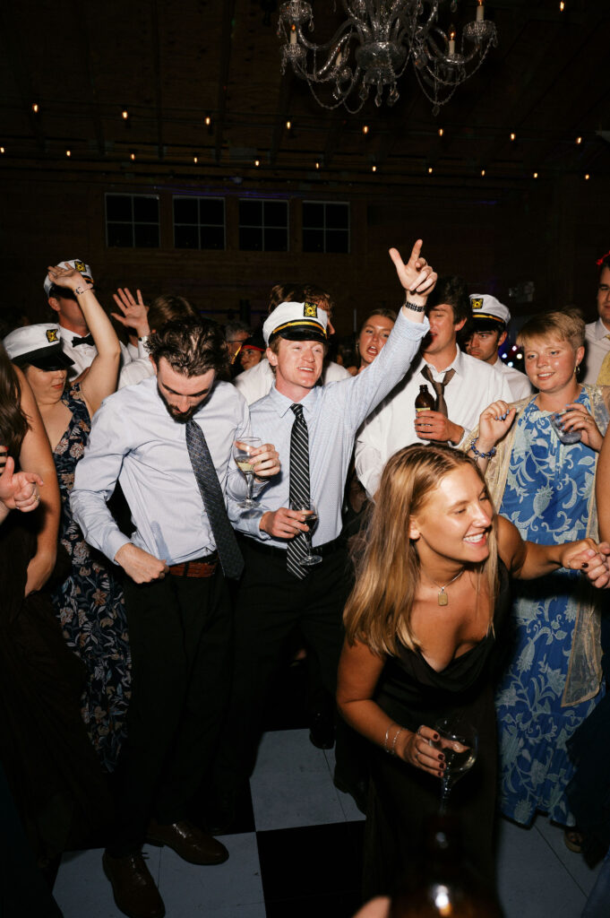 fun wedding reception at the berkley manor