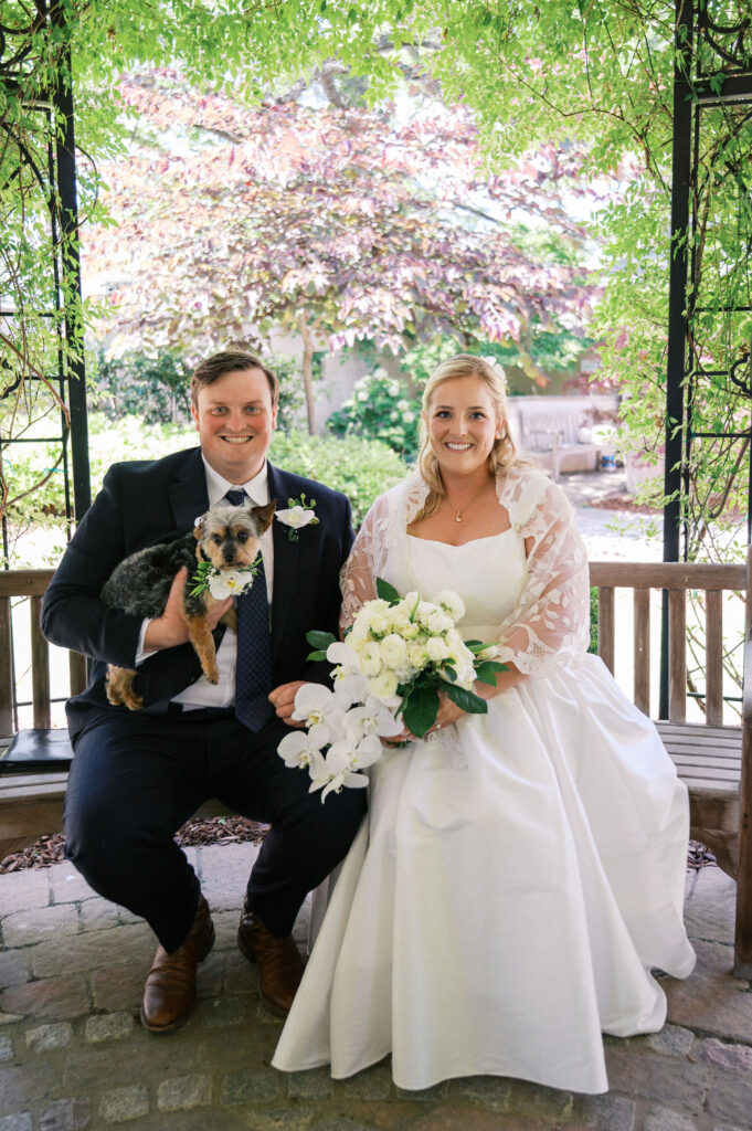 candid wedding ceremony moments for a north carolina micro wedding