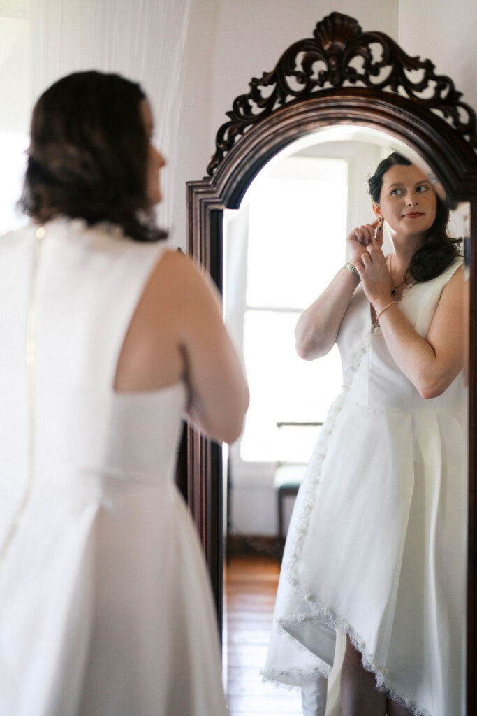 bride getting ready