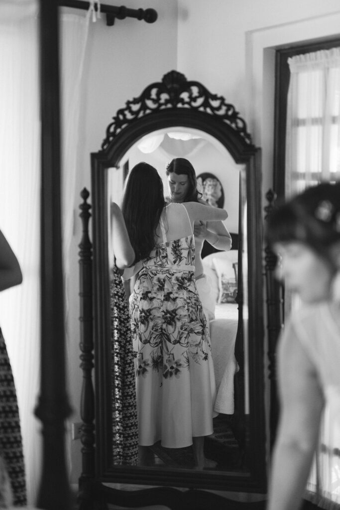 bride getting ready