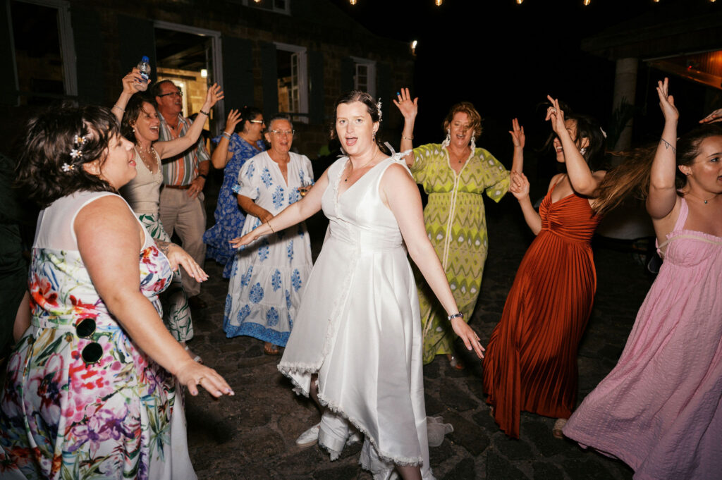 candid wedding reception dancing moments